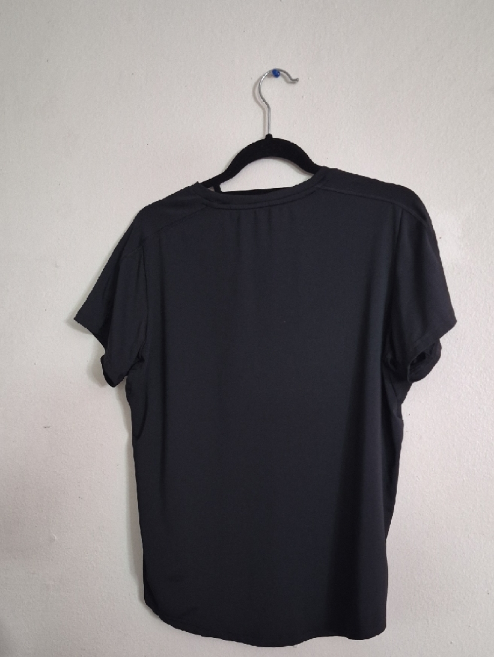 adidas Black Short-Sleeve Crew Tee with White Logo - Picture 2 of 8